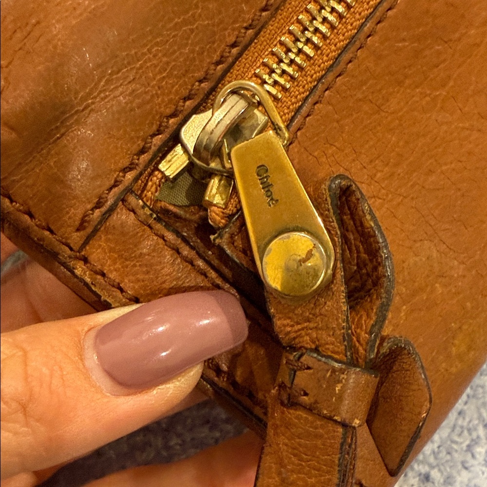 Chloe Brown Leather Wallet - Picture 9 of 10